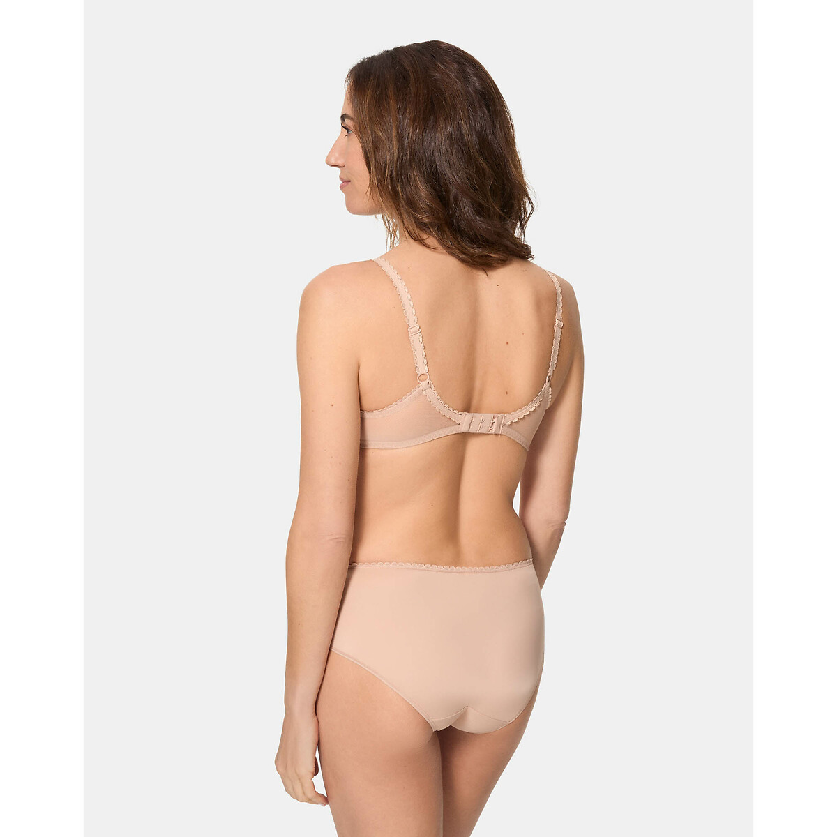 Culotte media Flower Elegance beige, PLAYTEX