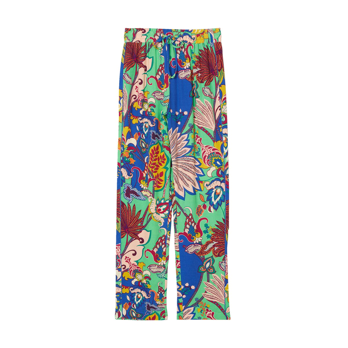 Pantalon carotte fluide 7/8ème vert, BREAL