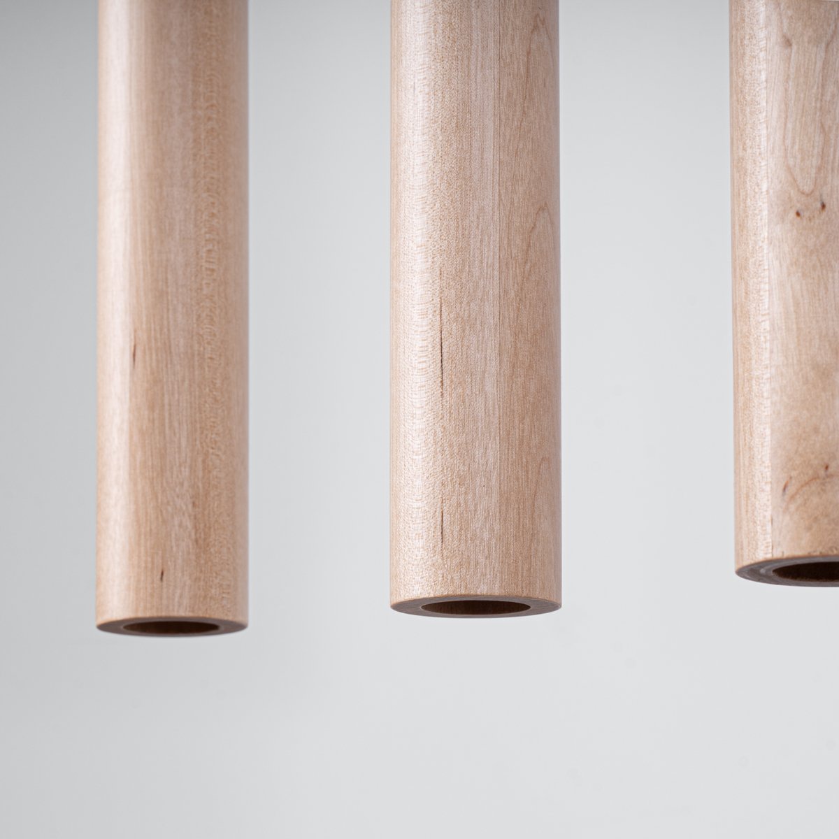 Suspension Acier Bois G9 5 Pastelo Line marron, EDEN