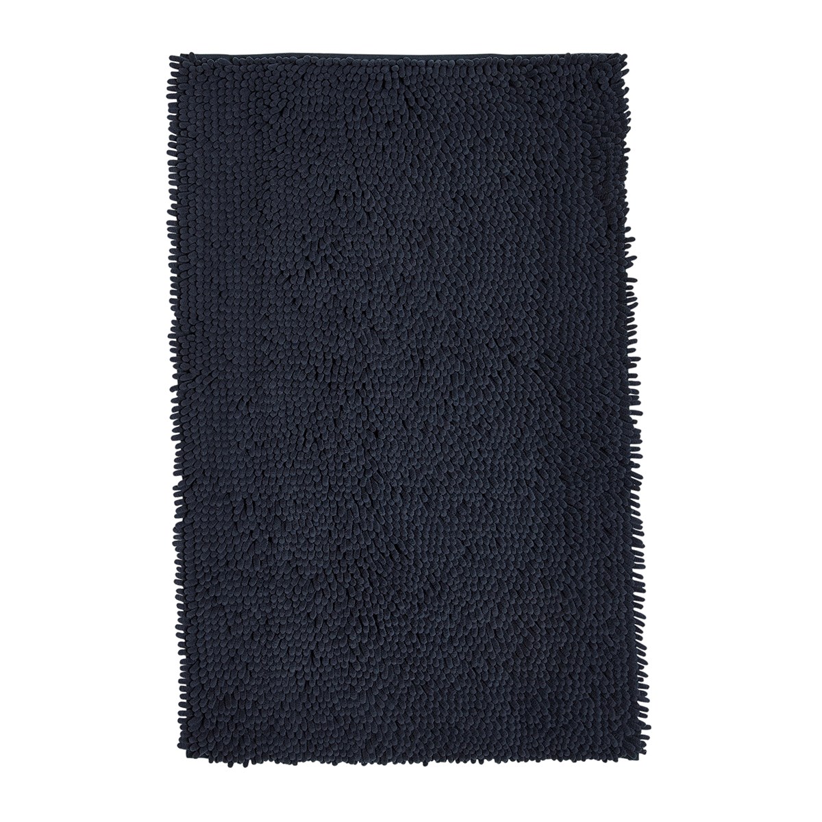 Tapis de bain mèche uni ESSENTIAL bleu marine, TODAY