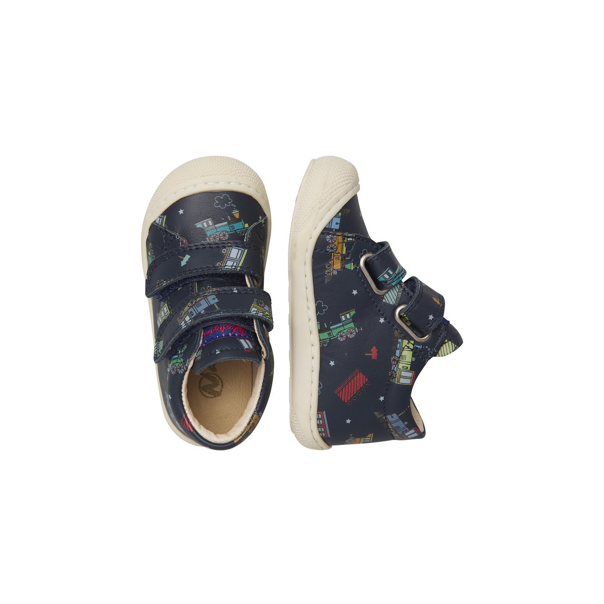 Chaussures premiers pas en cuir COCOON VL marine-, NATURINO