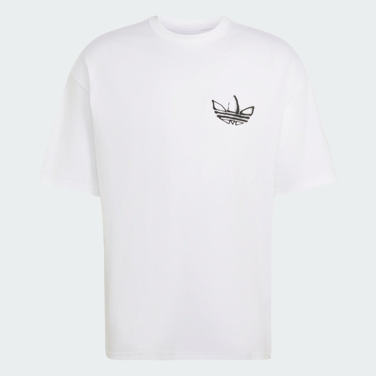 T-Shirt Powder Tongue white, adidas Originals