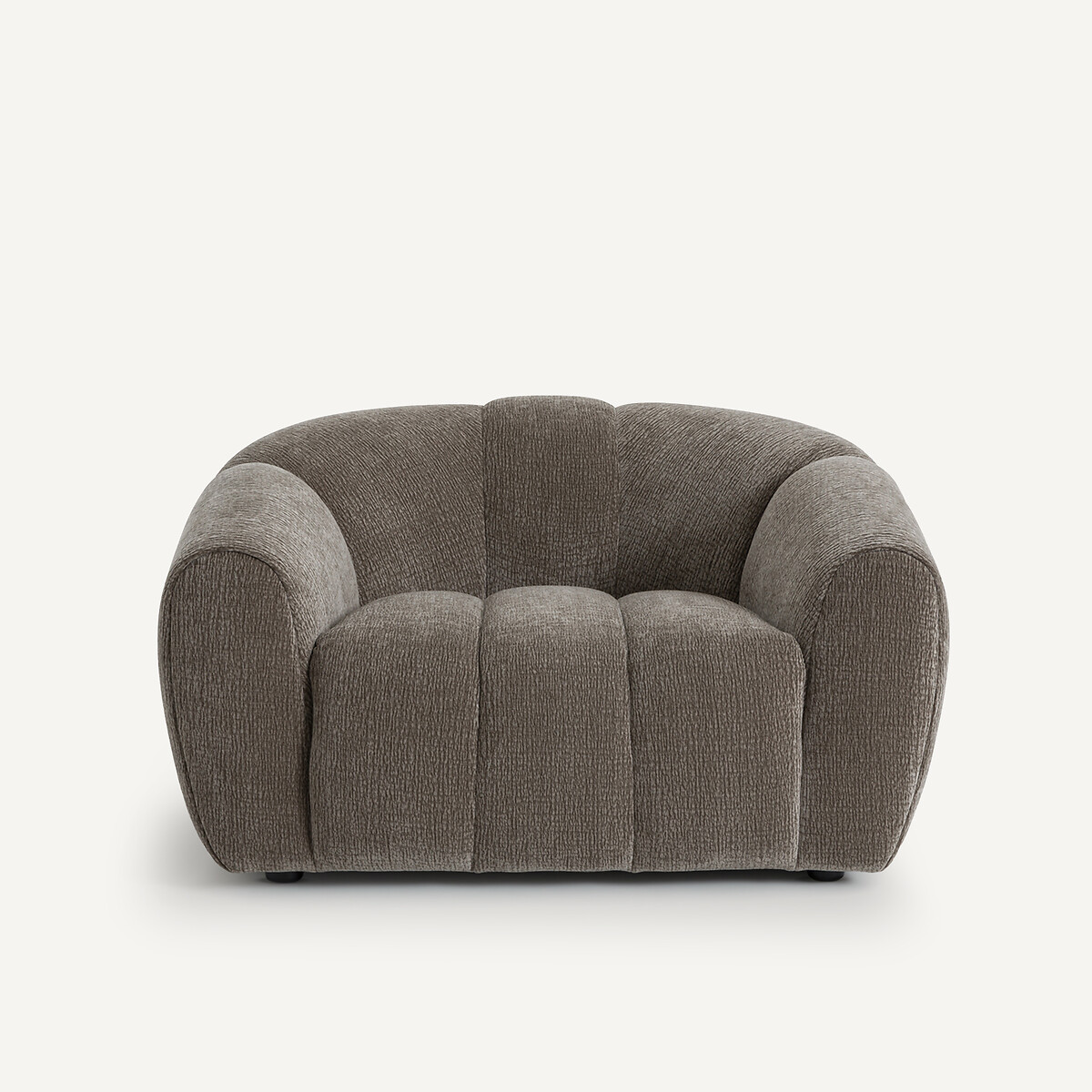 Fauteuil Crêpé, Tylan gris éléphant, AM.PM