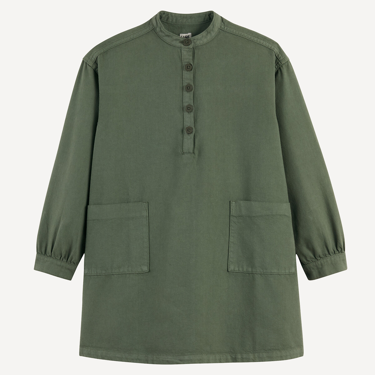 Loose Cotton Dress khaki, LA REDOUTE COLLECTIONS