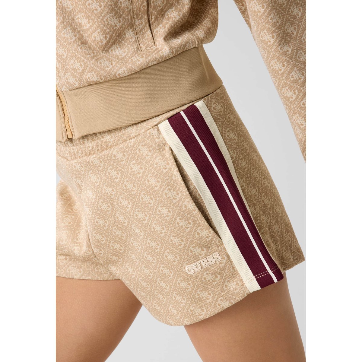 Shorts Logo 4G beige multi, GUESS