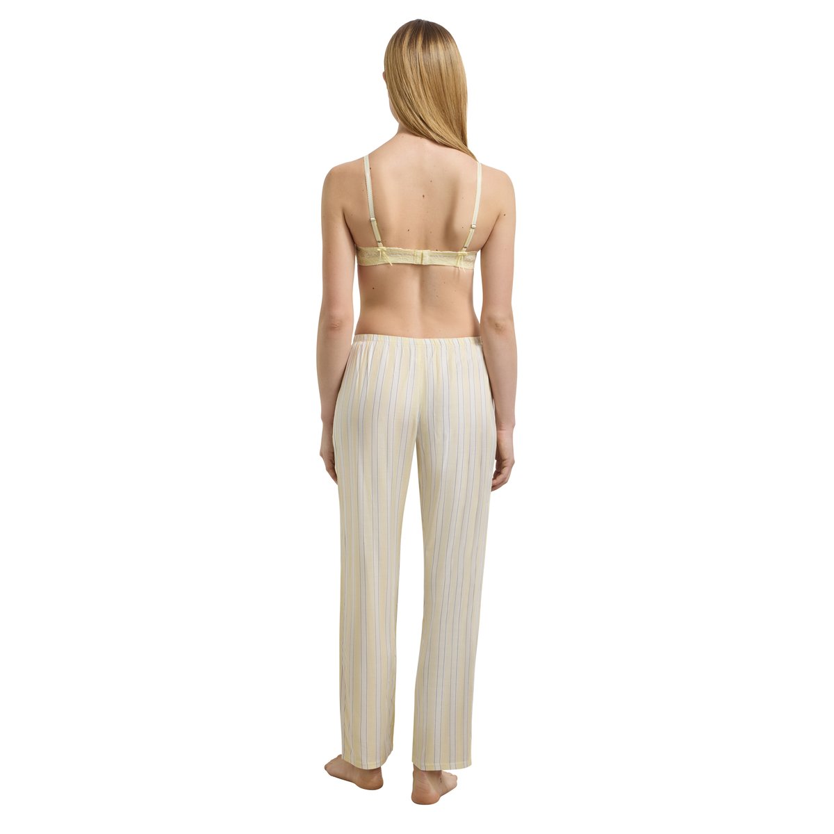 Soutien-gorge bralette sans armatures Slow Days Fresh Vibes jaune pâle, DIM