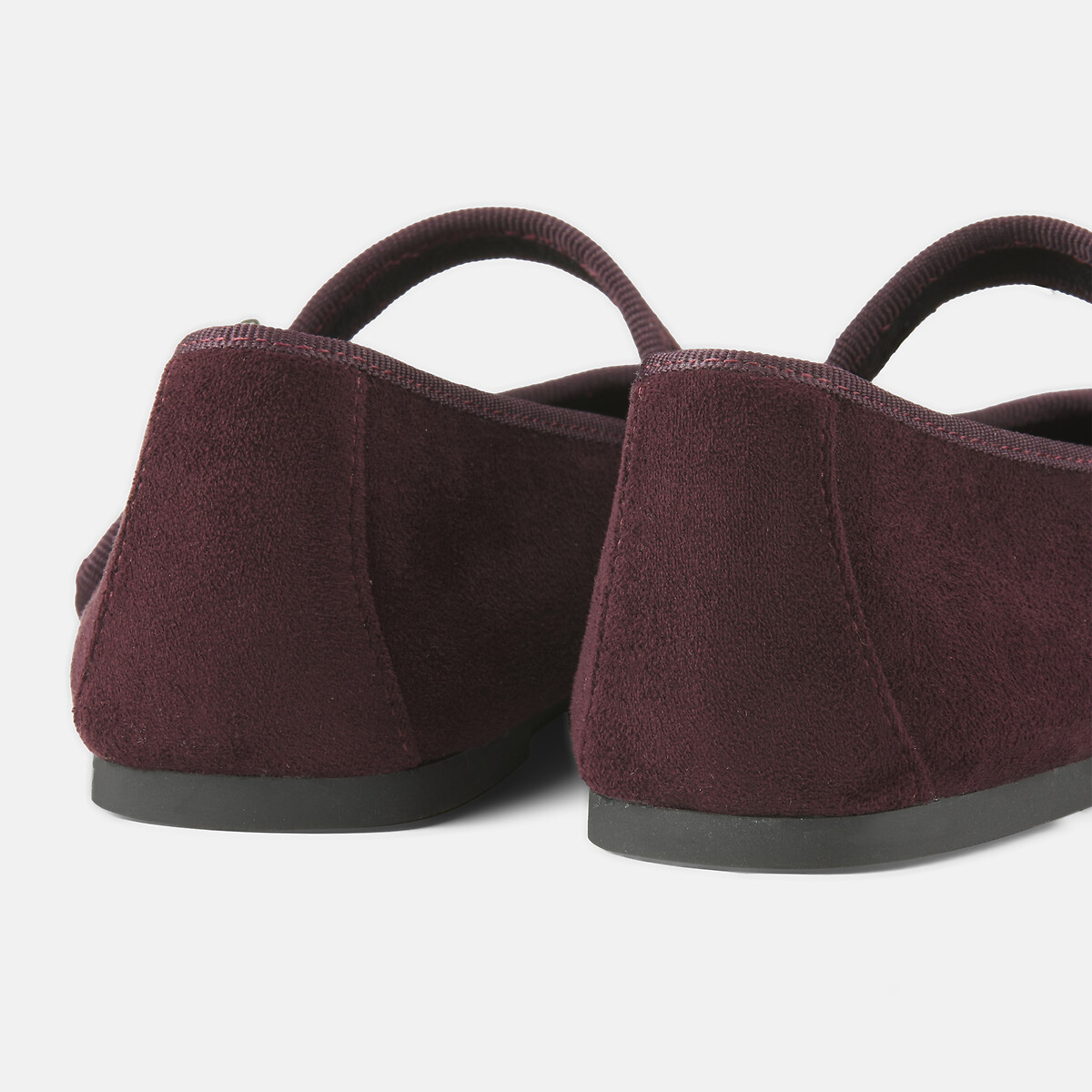 Ballerines babies à boucle rouge bordeaux, LA REDOUTE COLLECTIONS