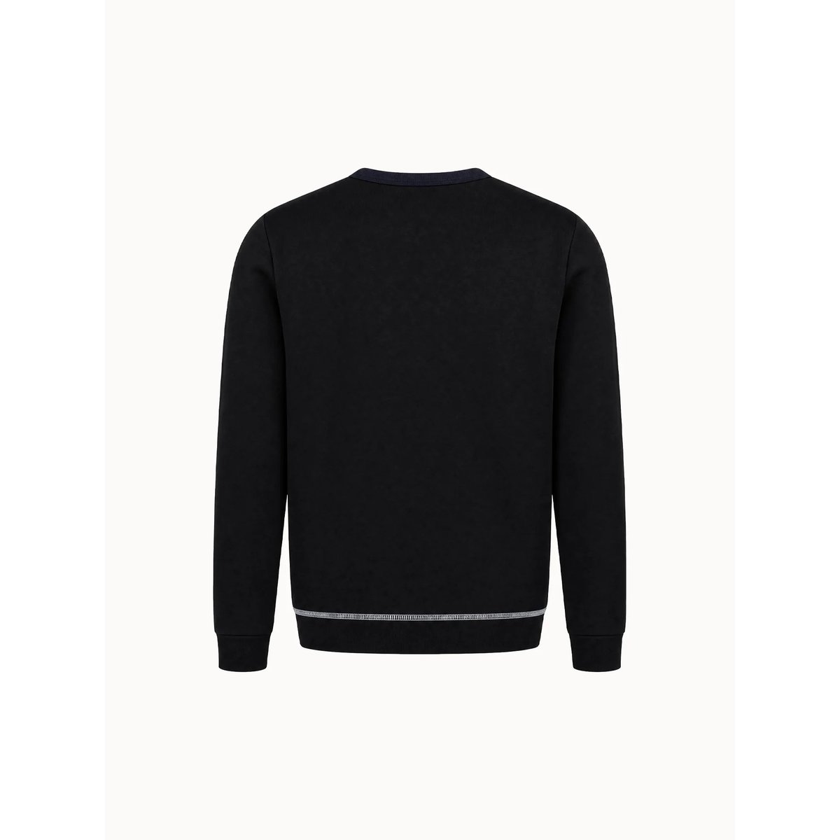Sweat col rond en molleton léger Tricolores black, LE COQ SPORTIF