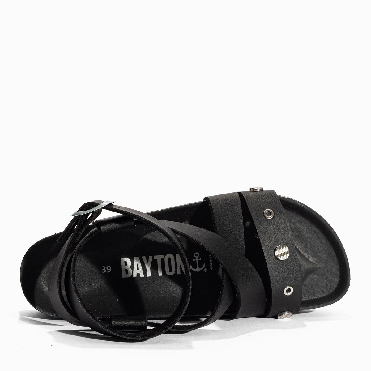 Sandales Vegan MYLENE noir, BAYTON