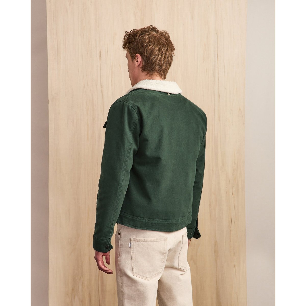 Veste coton SEILLON vert foncé, FAGUO