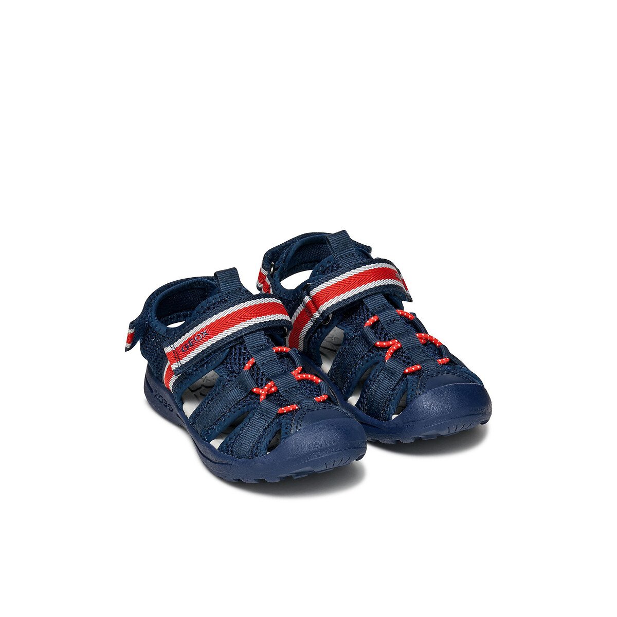 Sandales fermées VANIETT bleu marine/rouge, GEOX