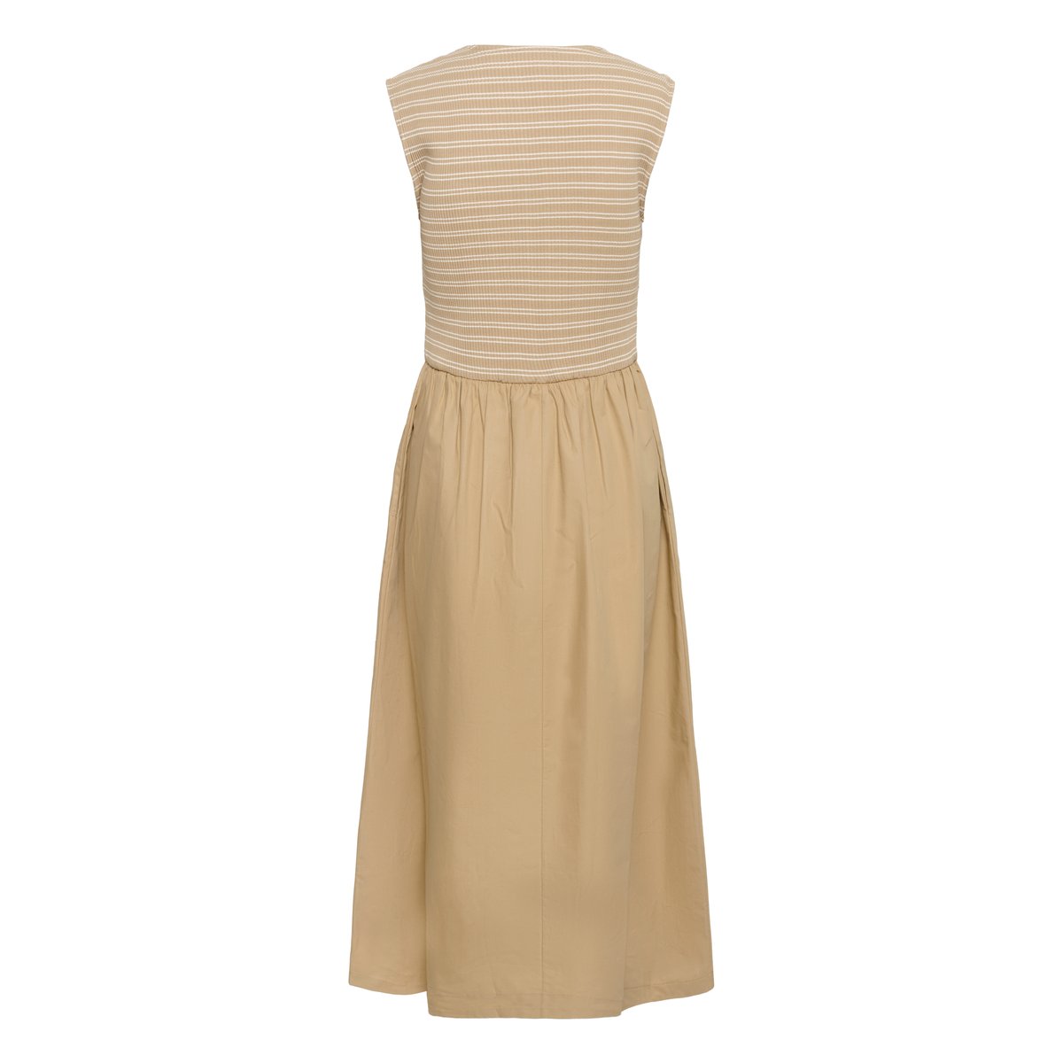 Jersey dress beige travertine, SOAKED IN LUXURY