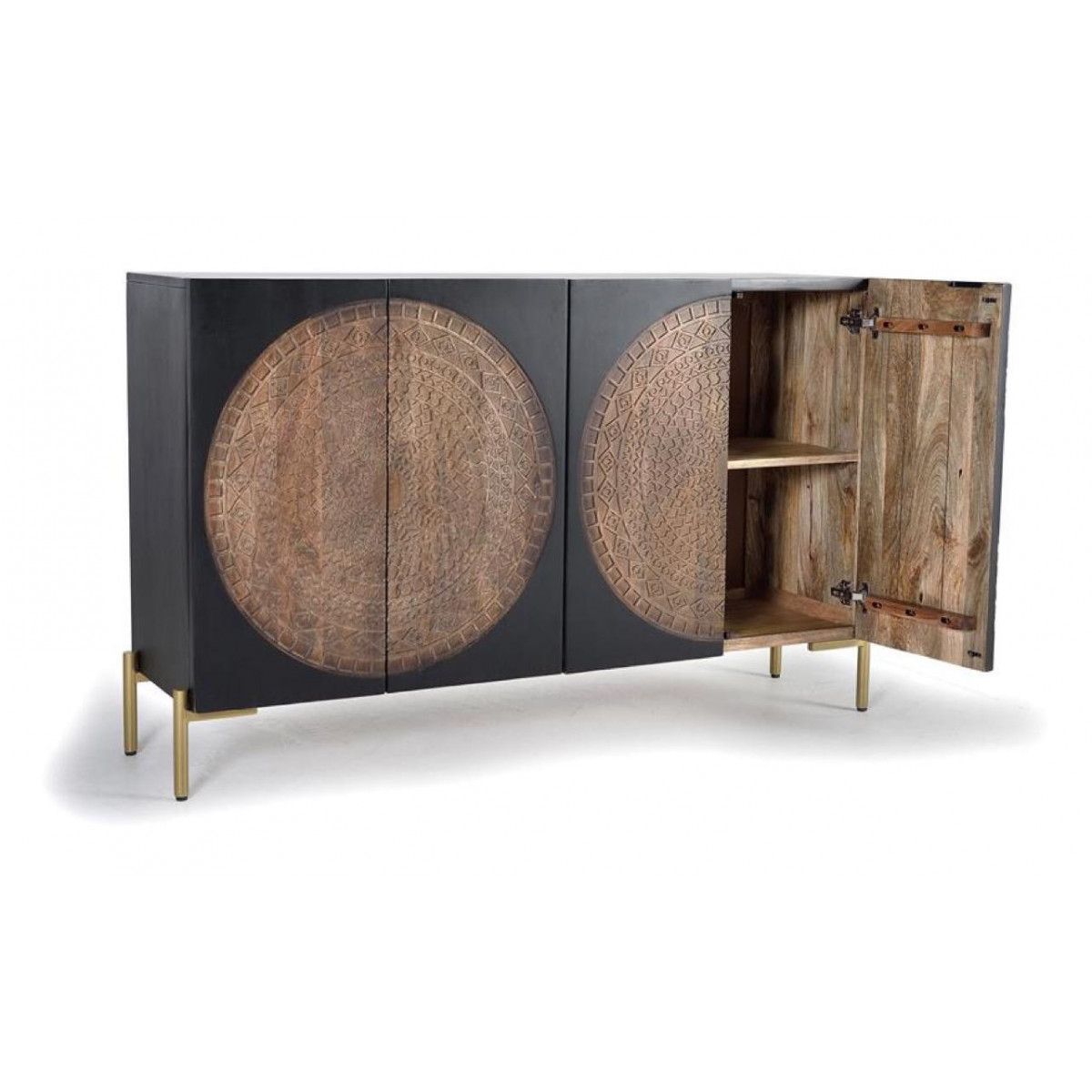 Buffet - EBÉLINE noir, DECORATION D’AUTREFOIS
