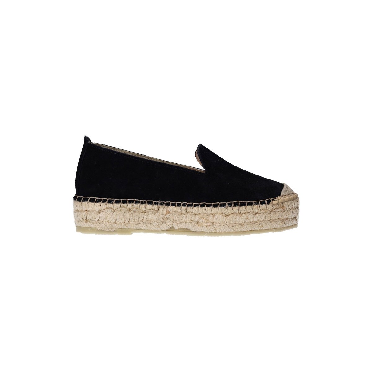 Espadrilles en daim noir, SACHA