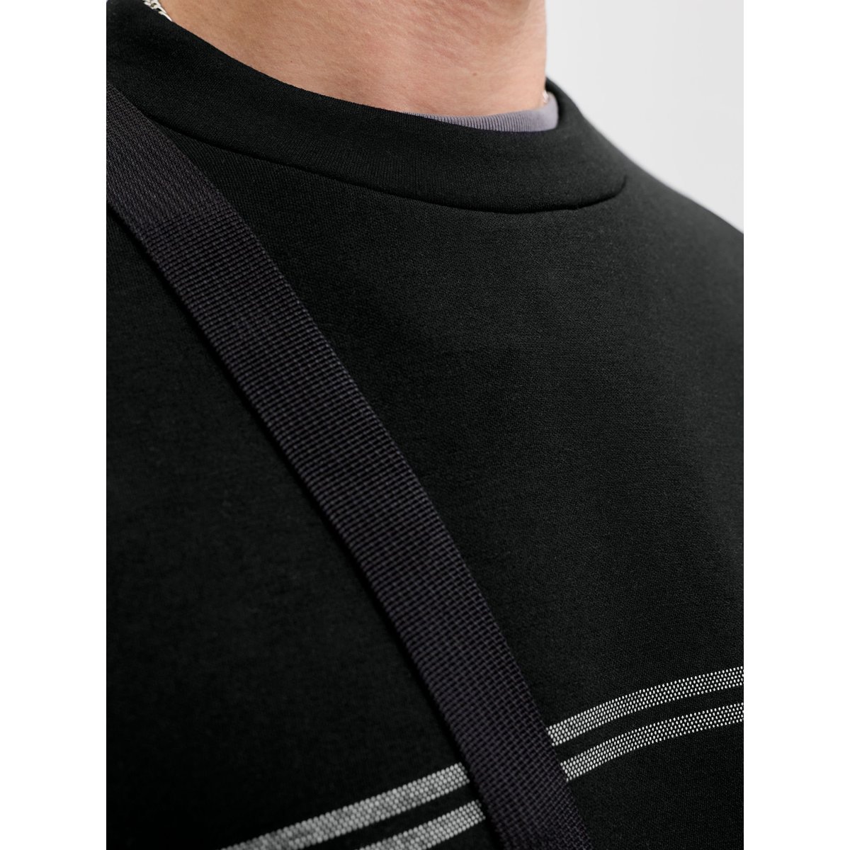 Sweat col rond, FUSION noir, JACK & JONES