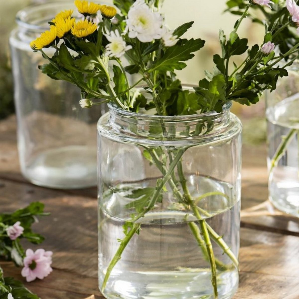 Vase droit verre transparent, IB LAURSEN