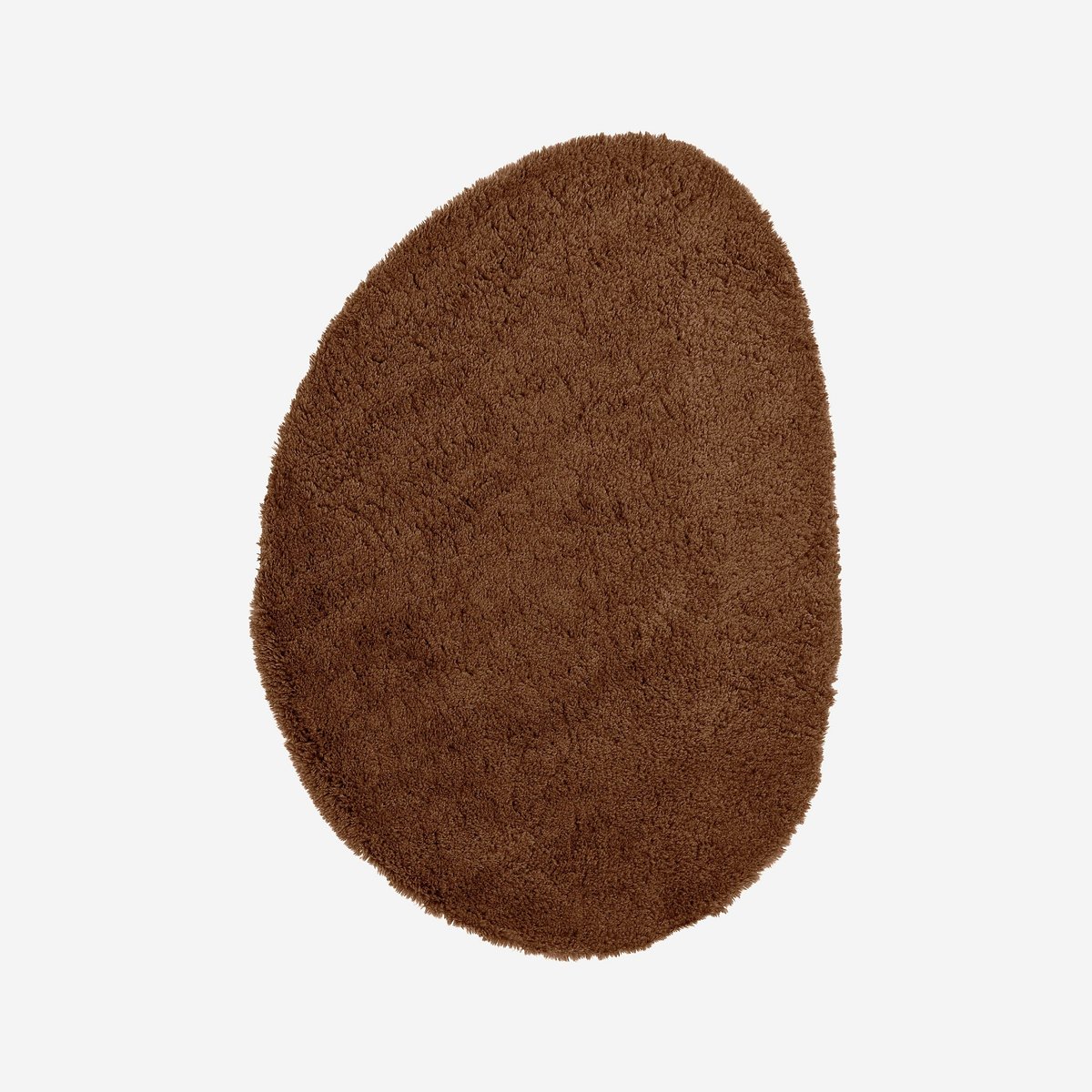 Tapis imitation fourrure CAZIMIR marron, HABITAT