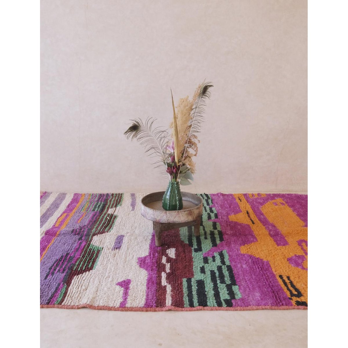 Tapis berbère marocain pure laine 174 x 264 cm palette colorée, AFK LIVING