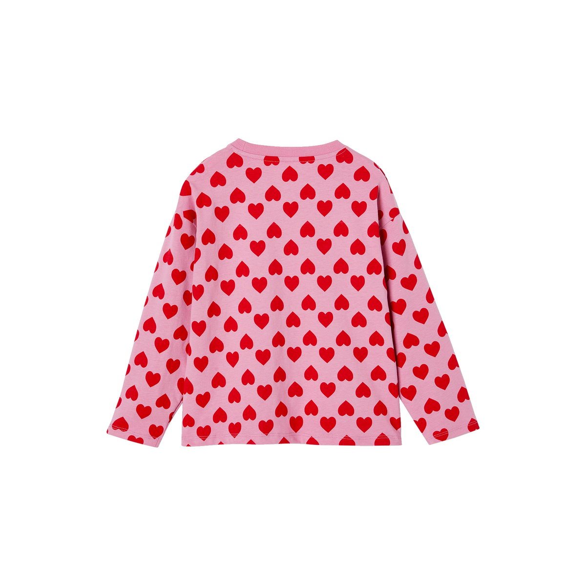 Tee-shirt manches longues vieux rose, VERTBAUDET