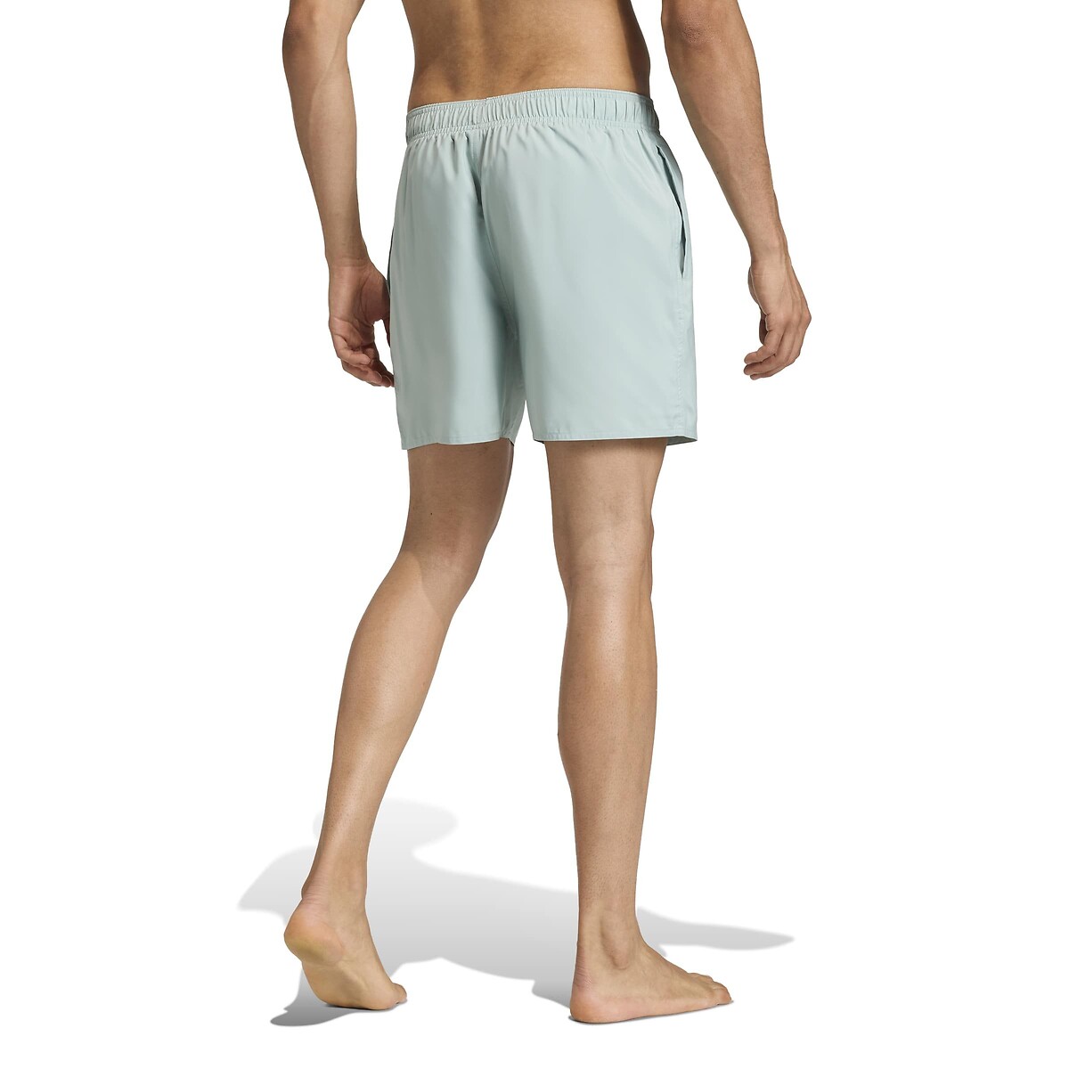 Calções de banho lisos verde, adidas Performance