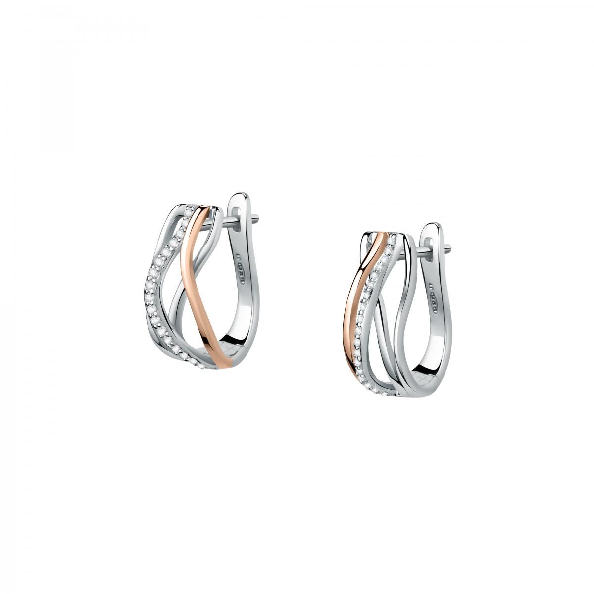 Boucles D'oreilles En Argent 925 Rosaline argent, BLUESPIRIT