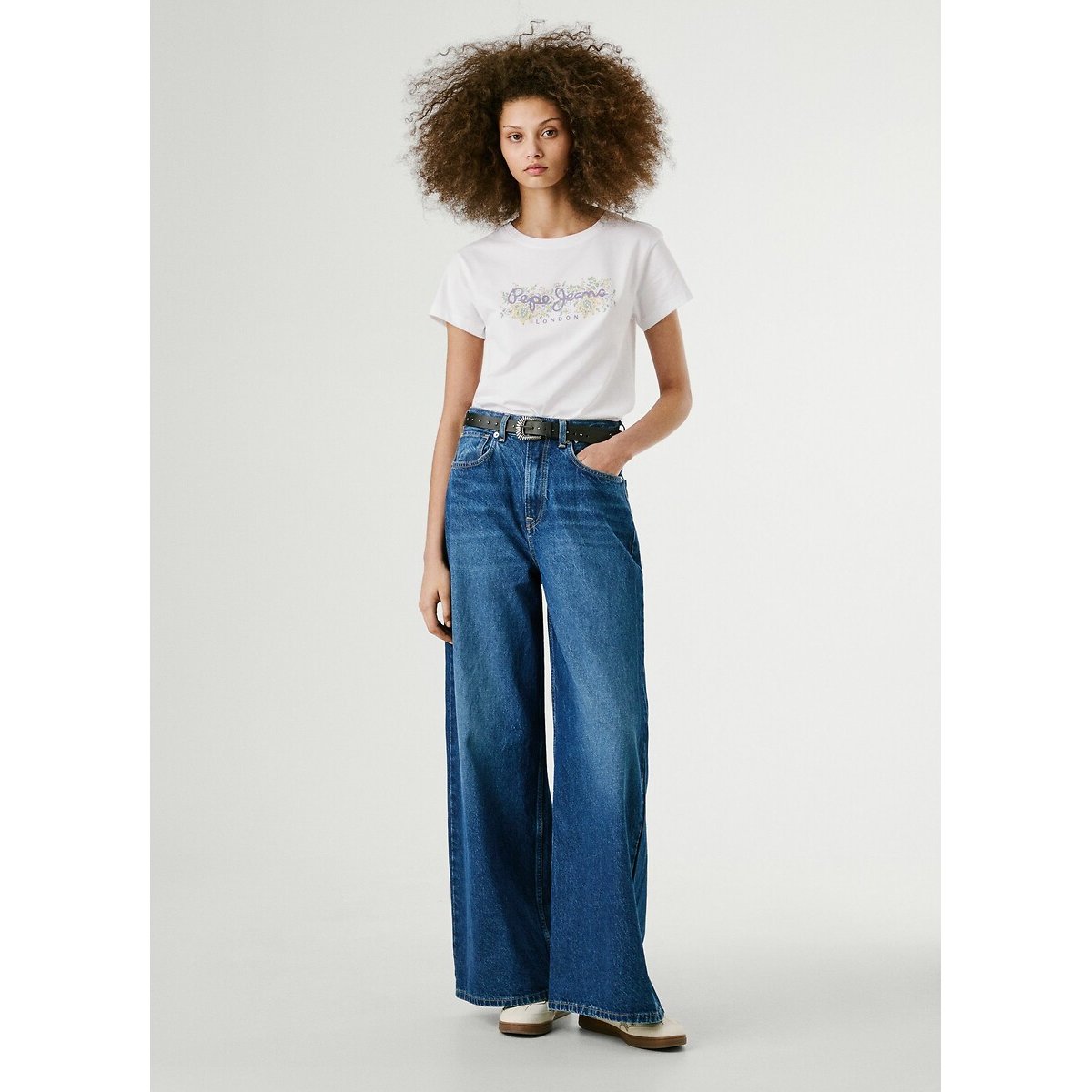 Printed Short Sleeve T-Shirt white, PEPE JEANS
