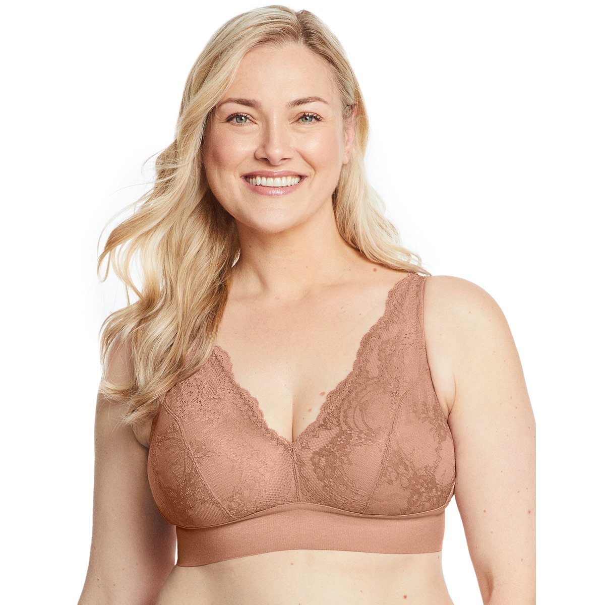 Bralette Bramour Lexington Dentelle et Dllet cappuccino, GLAMORISE