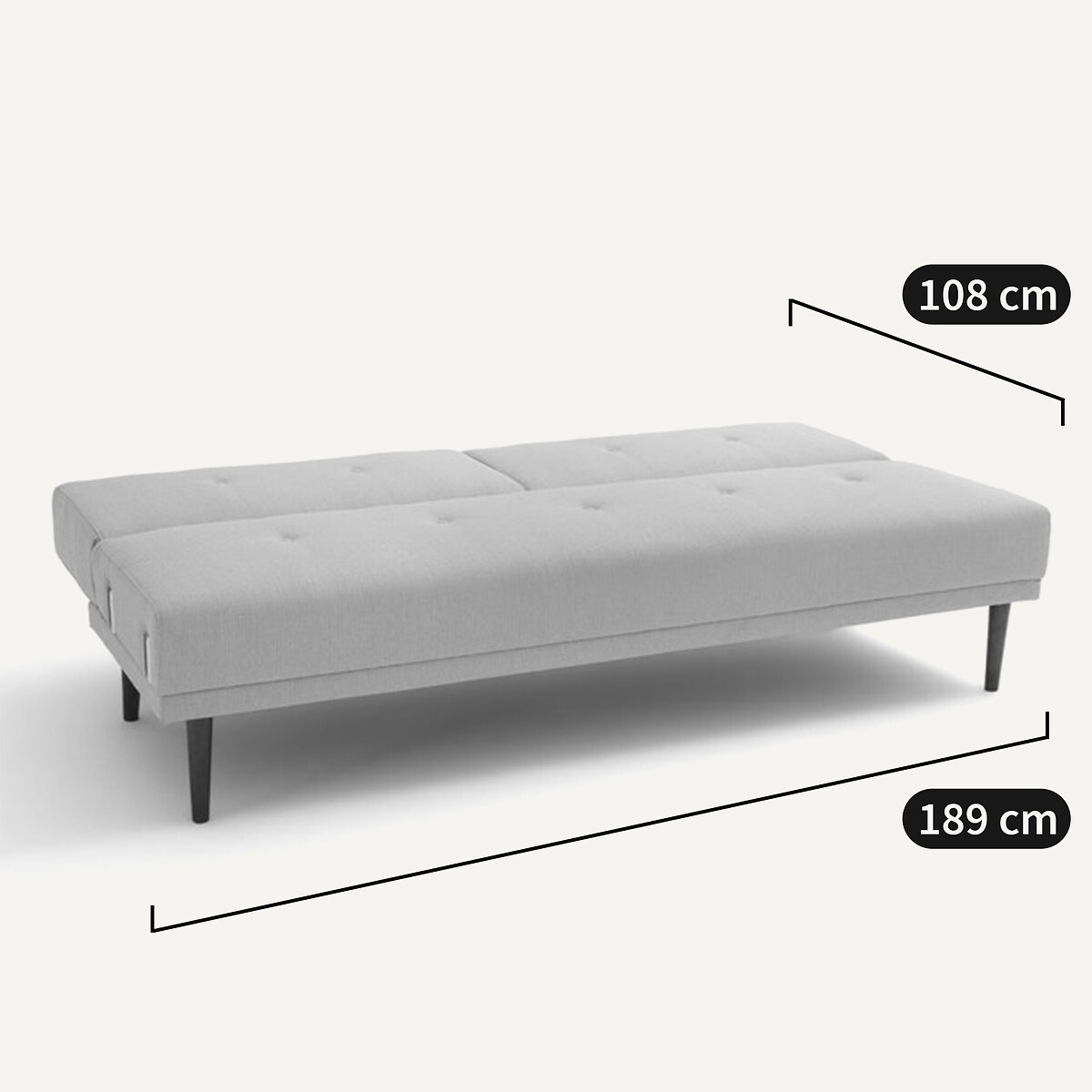 3-Sitzer-Schlafsofa Tuske petrol, LA REDOUTE INTERIEURS