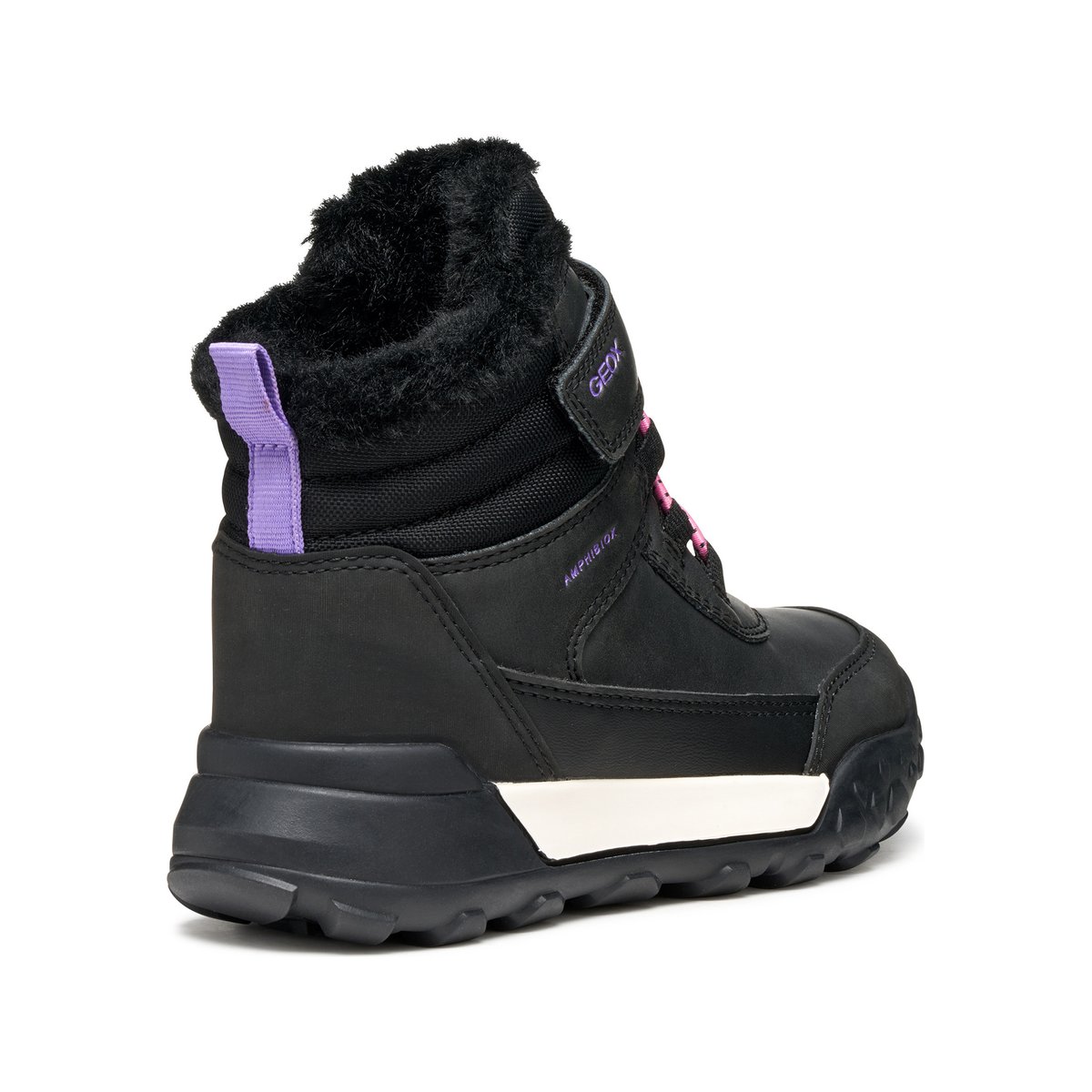 Bottines J TREKKYUP B ABX noir/lilas, GEOX