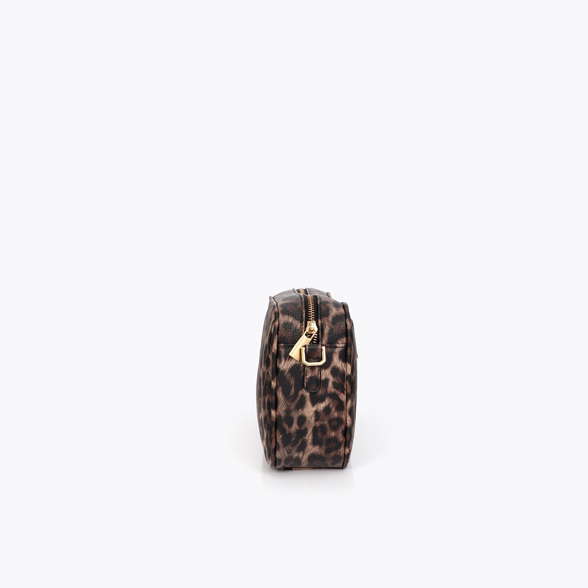 Sac à bandoulière imprimé léopard à logo métallique léopard, LOLA CASADEMUNT