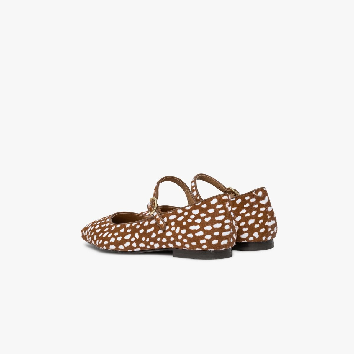 Ballerine en cuir BICHETTE camel camel/beige, BOCAGE