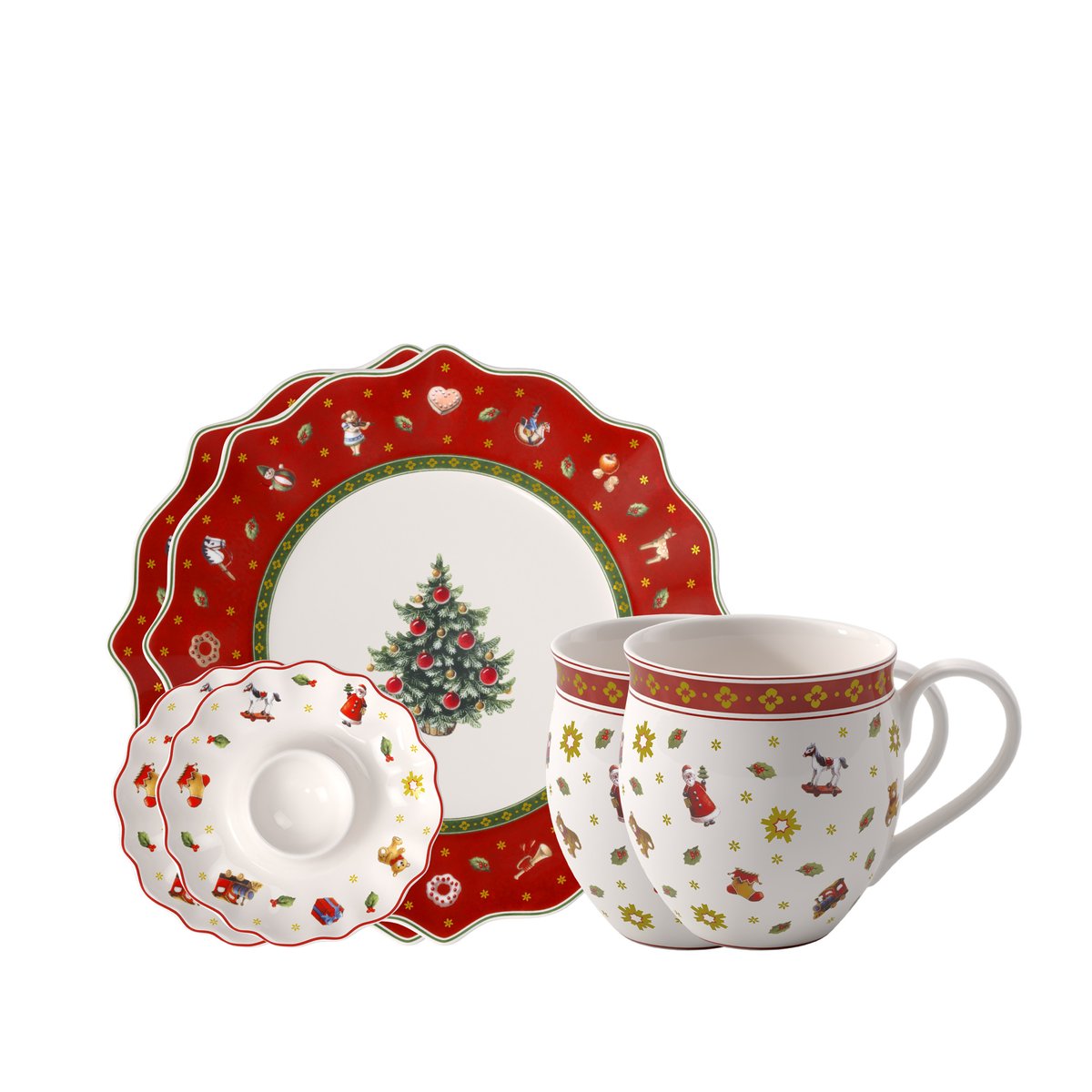 Ensemble Pour Le Petit Déjeuner Rouge Mo TOY'S DELIGHT rouge, VILLEROY & BOCH