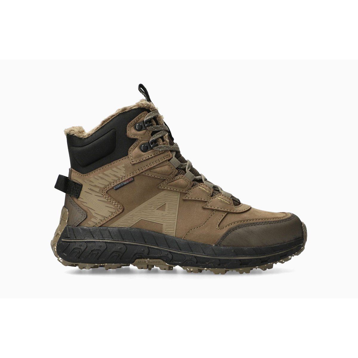 Bottines en cuir X-GUARD-TEX vert p2008864, MEPHISTO