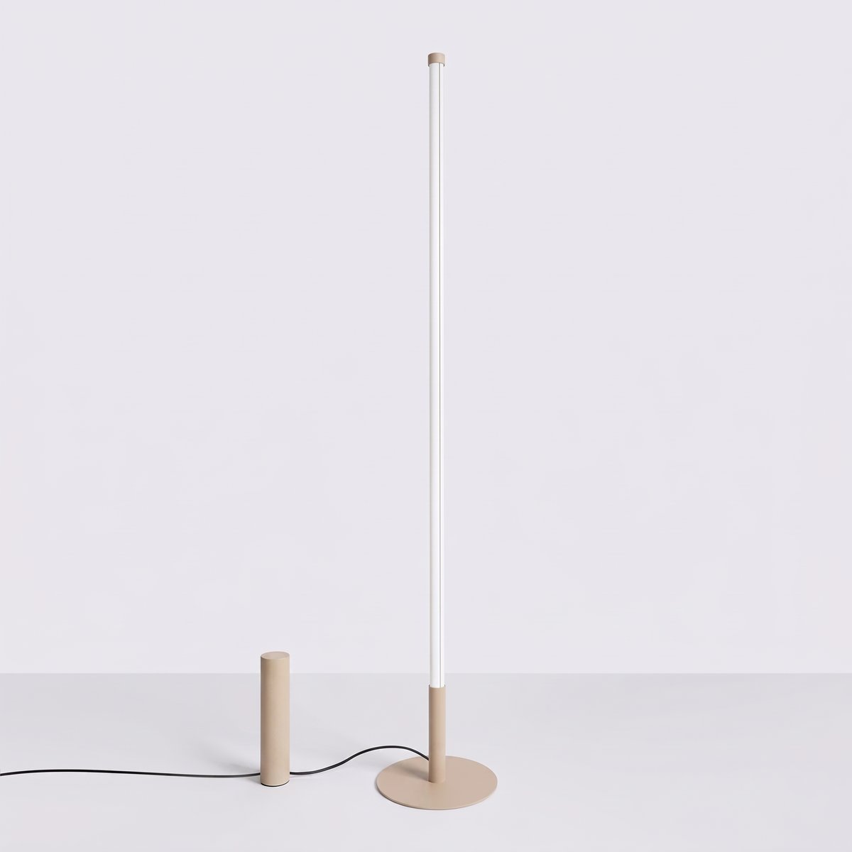 Lampadaire Taupe LED 1 Trang taupe, EDEN