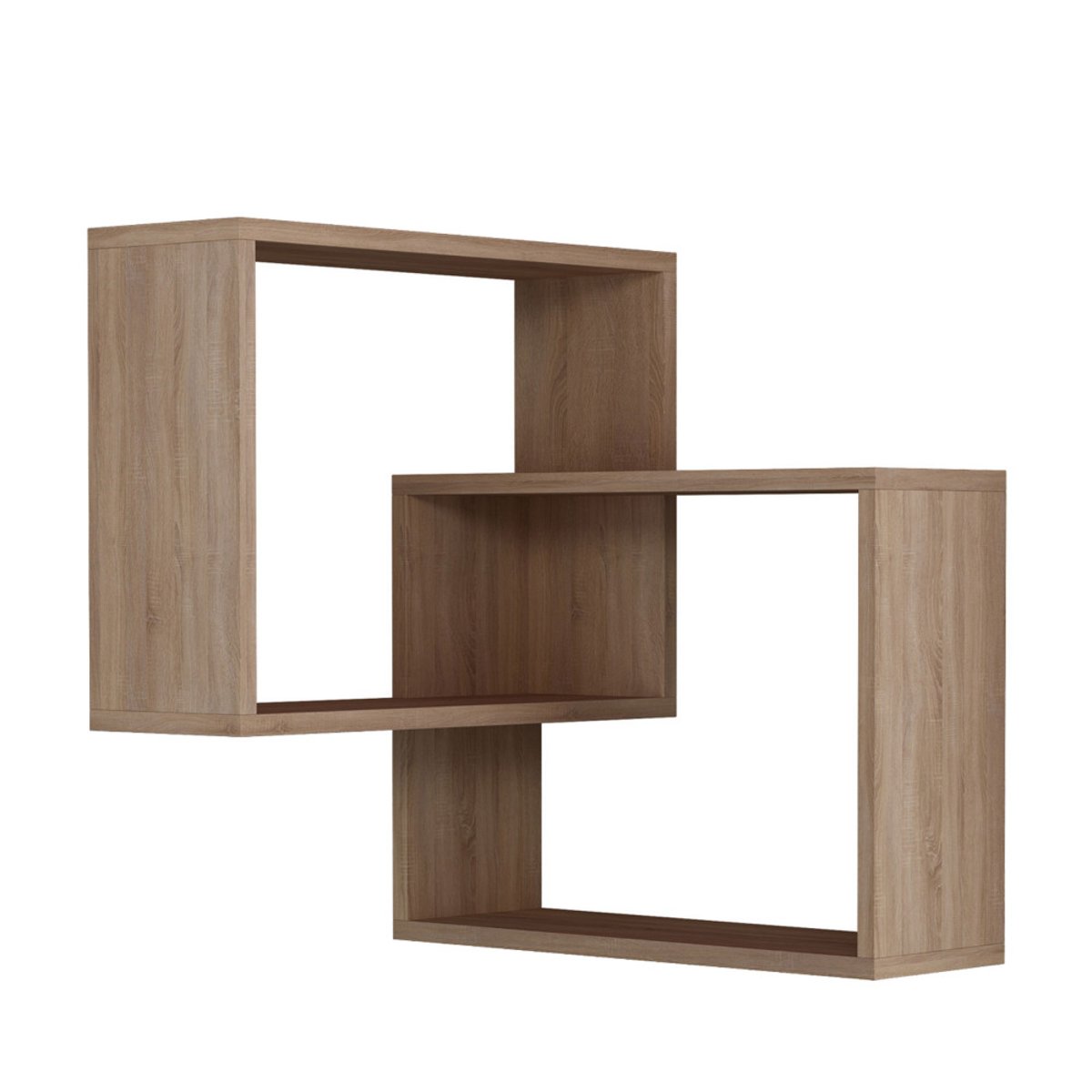 Étagère d'angle murale en bois L68cm- MALI bois clair, DRAWER