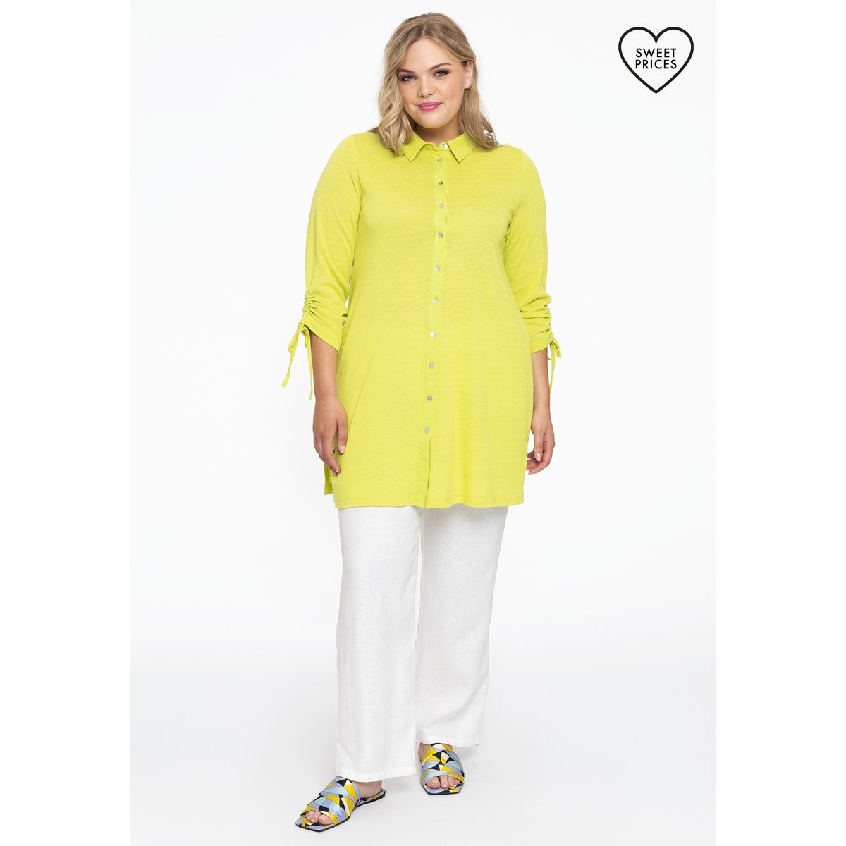 Chemise coupe ample vert vif, YOEK