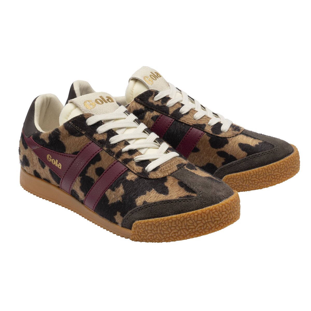 Baskets ELAN SAVANNA imprimé marron, GOLA