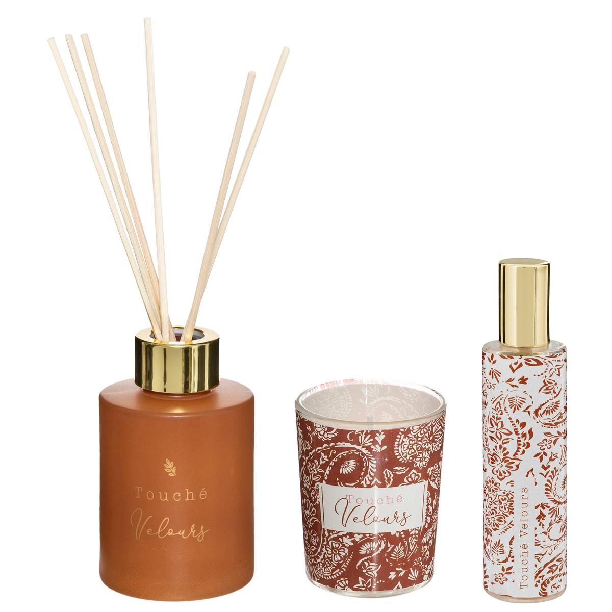 Coffret senteur bougie diffuseur huile GYPSY multicolore, ATMOSPHERA