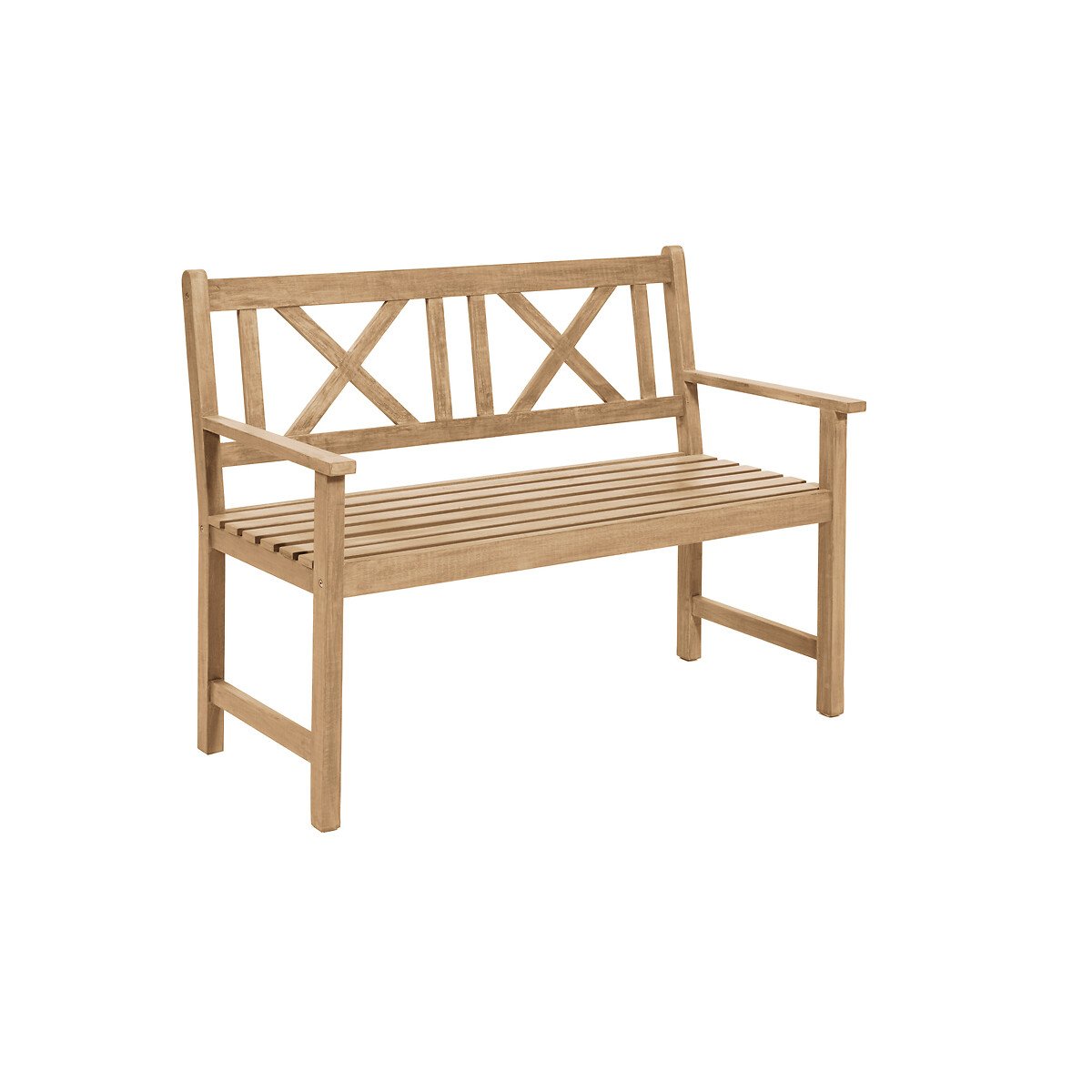 Light Teak Acacia Wood Bench brown , SO'HOME
