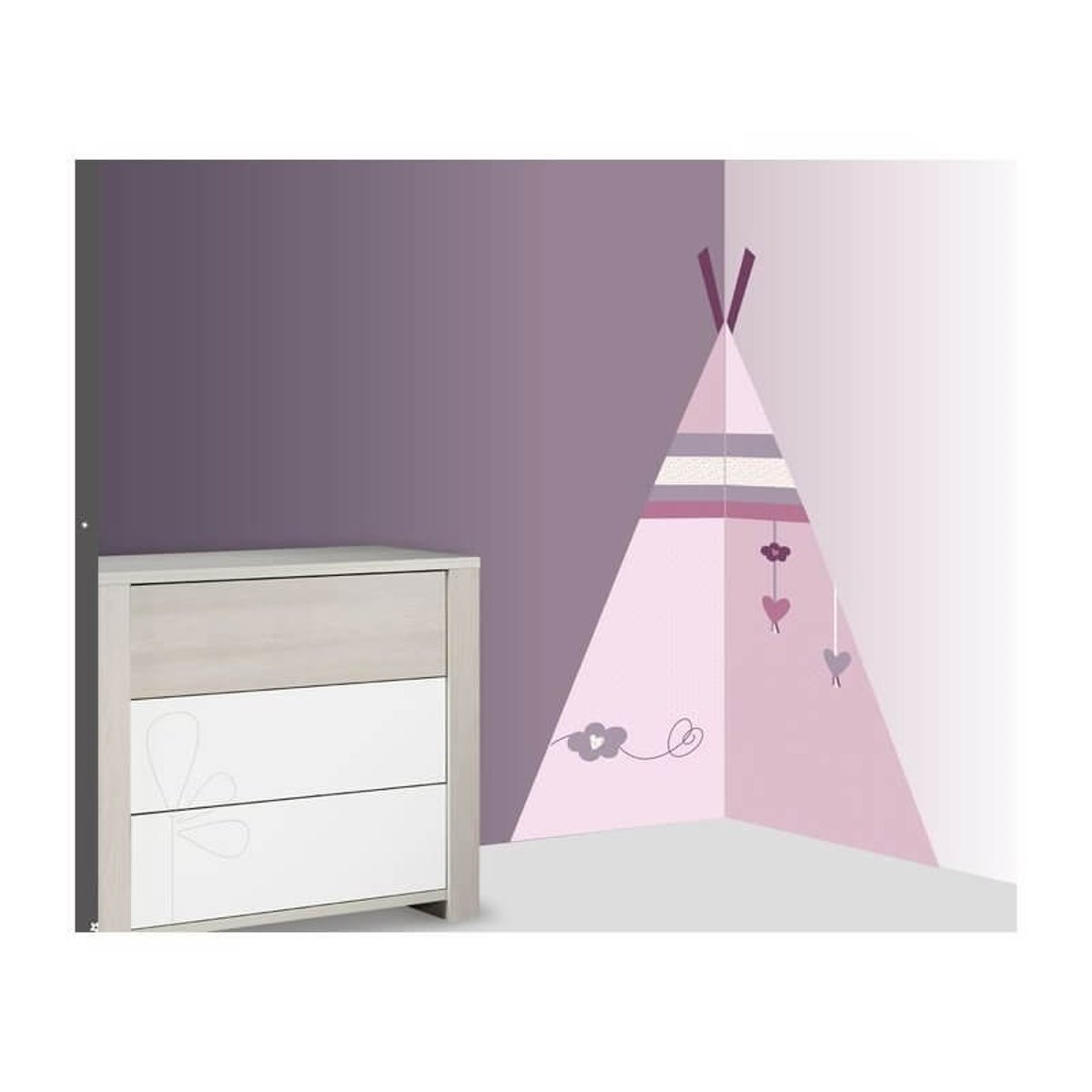 Stickers muraux lilibelle, SAUTHON BABY DECO