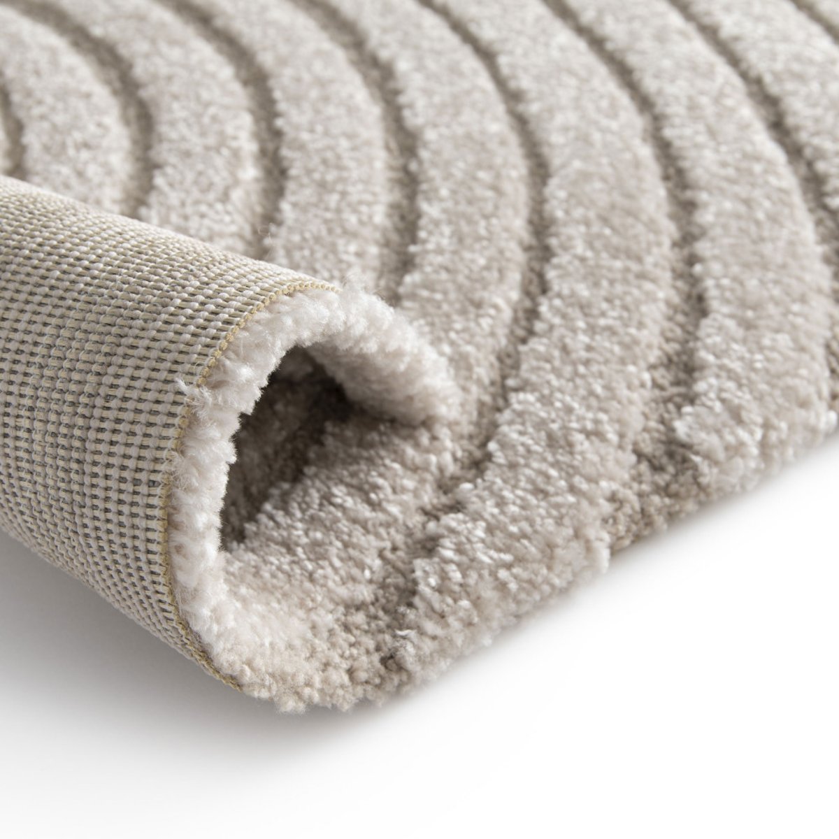 Tapis contemporain à motif géométrique- ESTEBAN beige, DRAWER