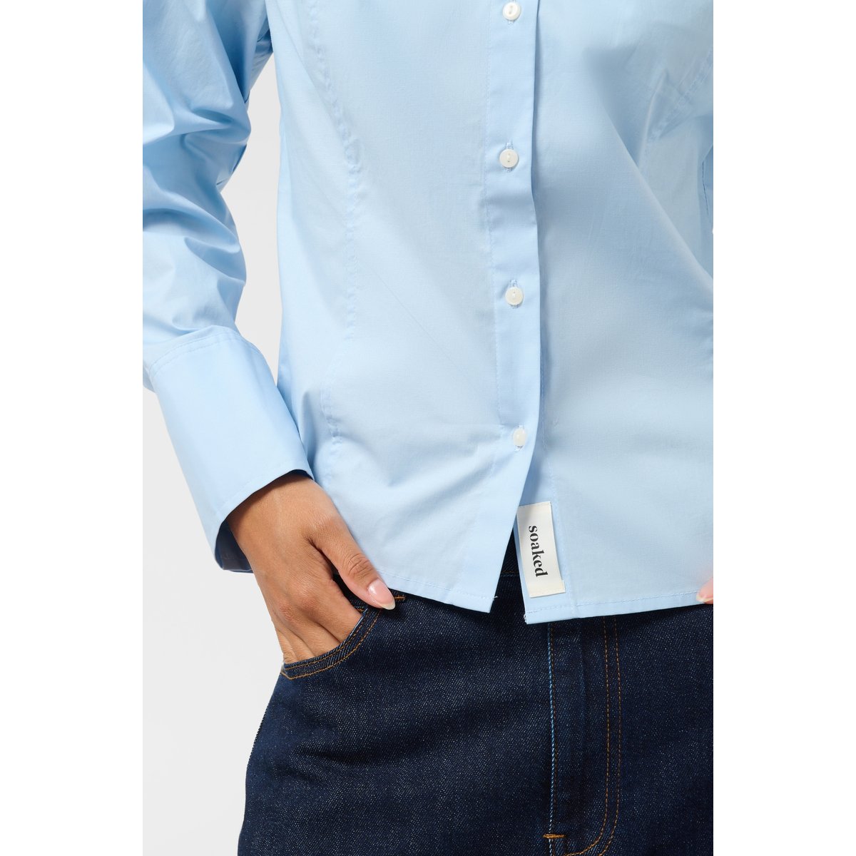 Robe bleu cashmere blue, SOAKED IN LUXURY