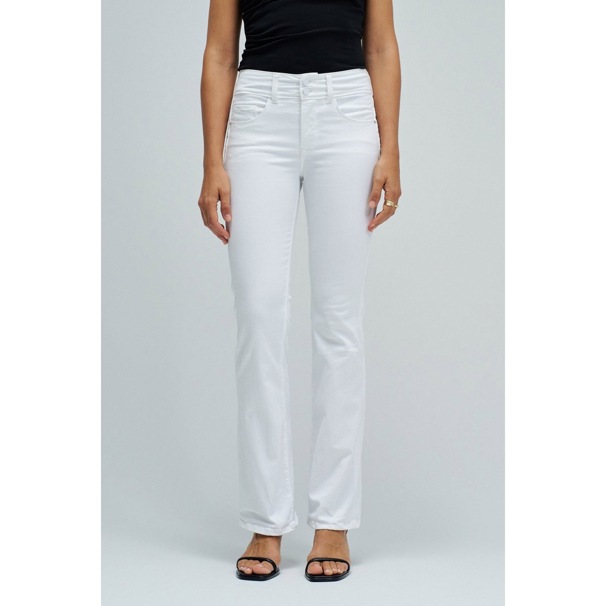 JEAN SECRET PUSH IN BOOTCUT blanc, SALSA JEANS