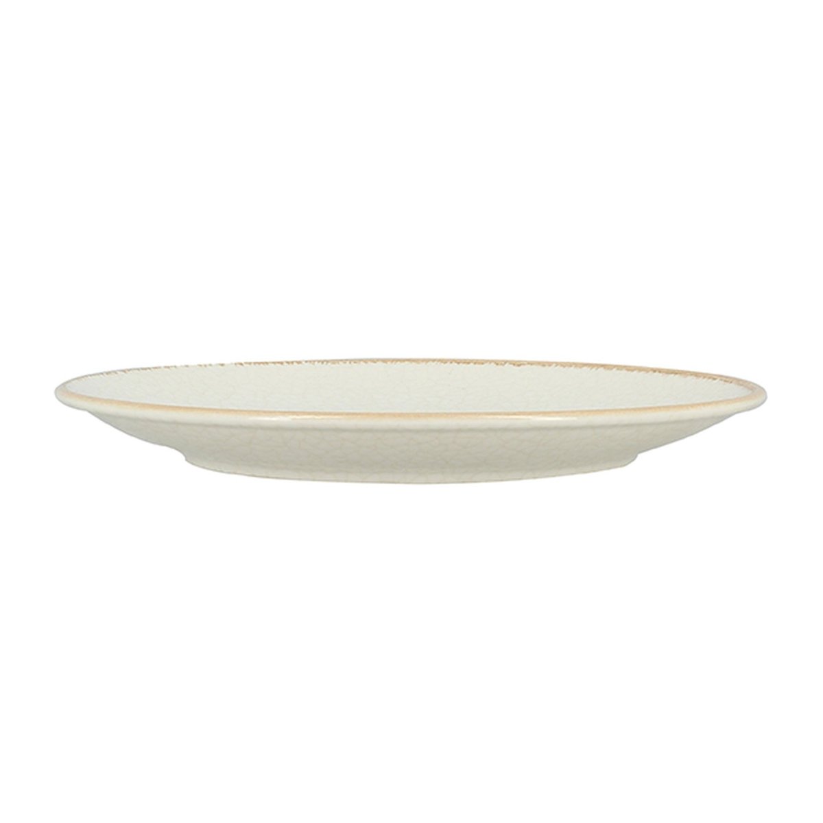 Lot de 6 assiettes desserts en porcelaine 20cm, NUANCE blanc, NOVASTYL