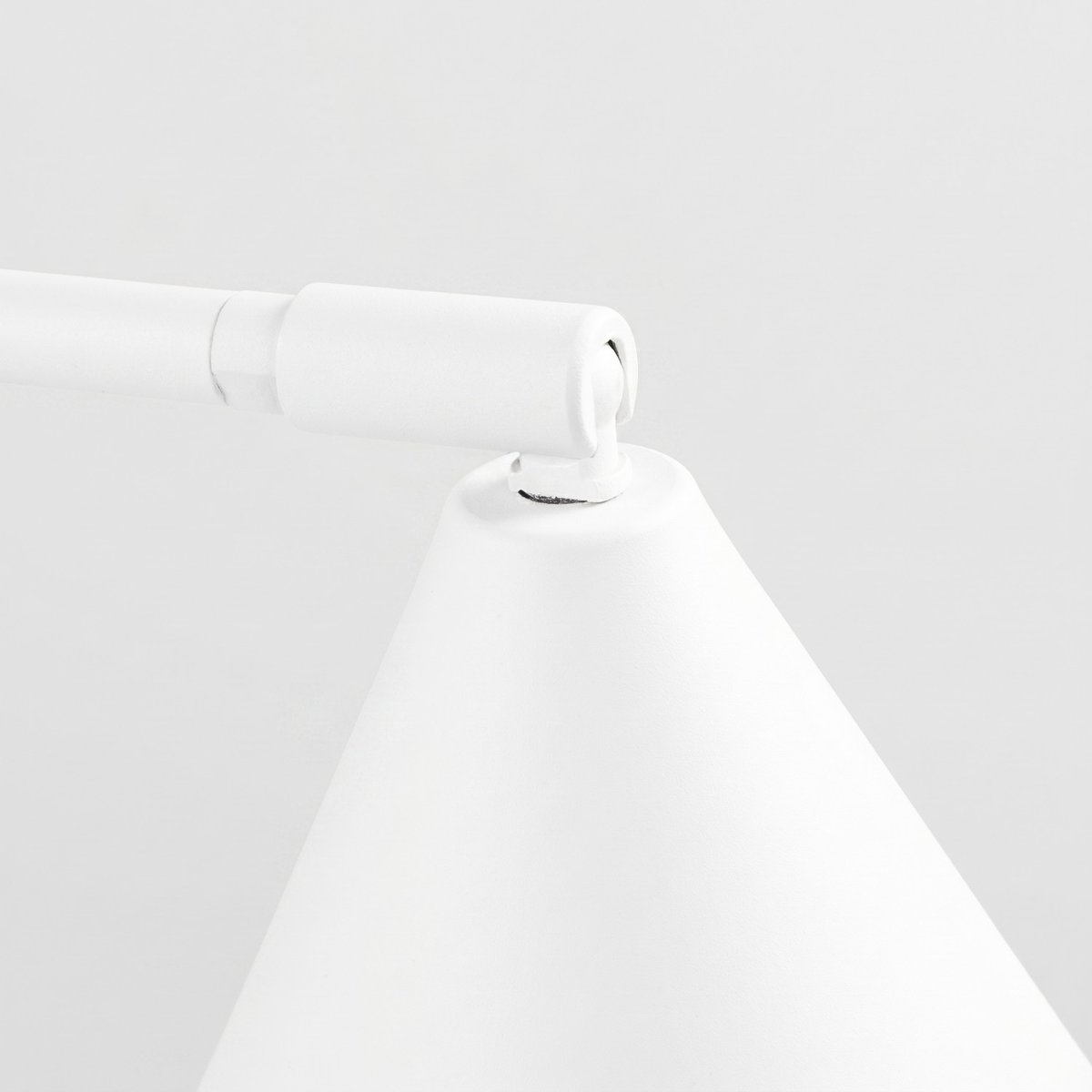 Lampe de bureau Acier Blanc E14 1 NOX blanc, EDEN