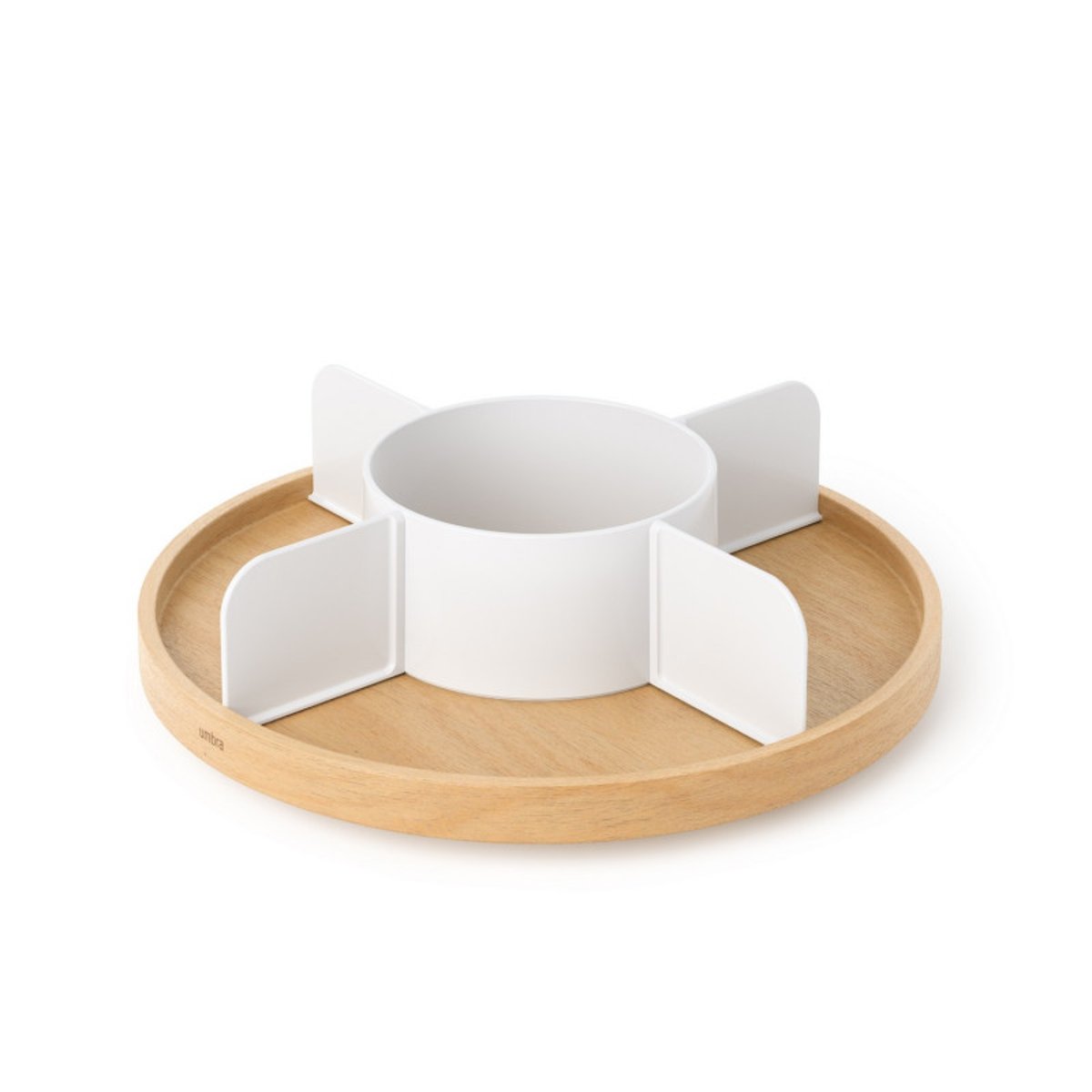 Plateau tournant Bellwood blanc, UMBRA
