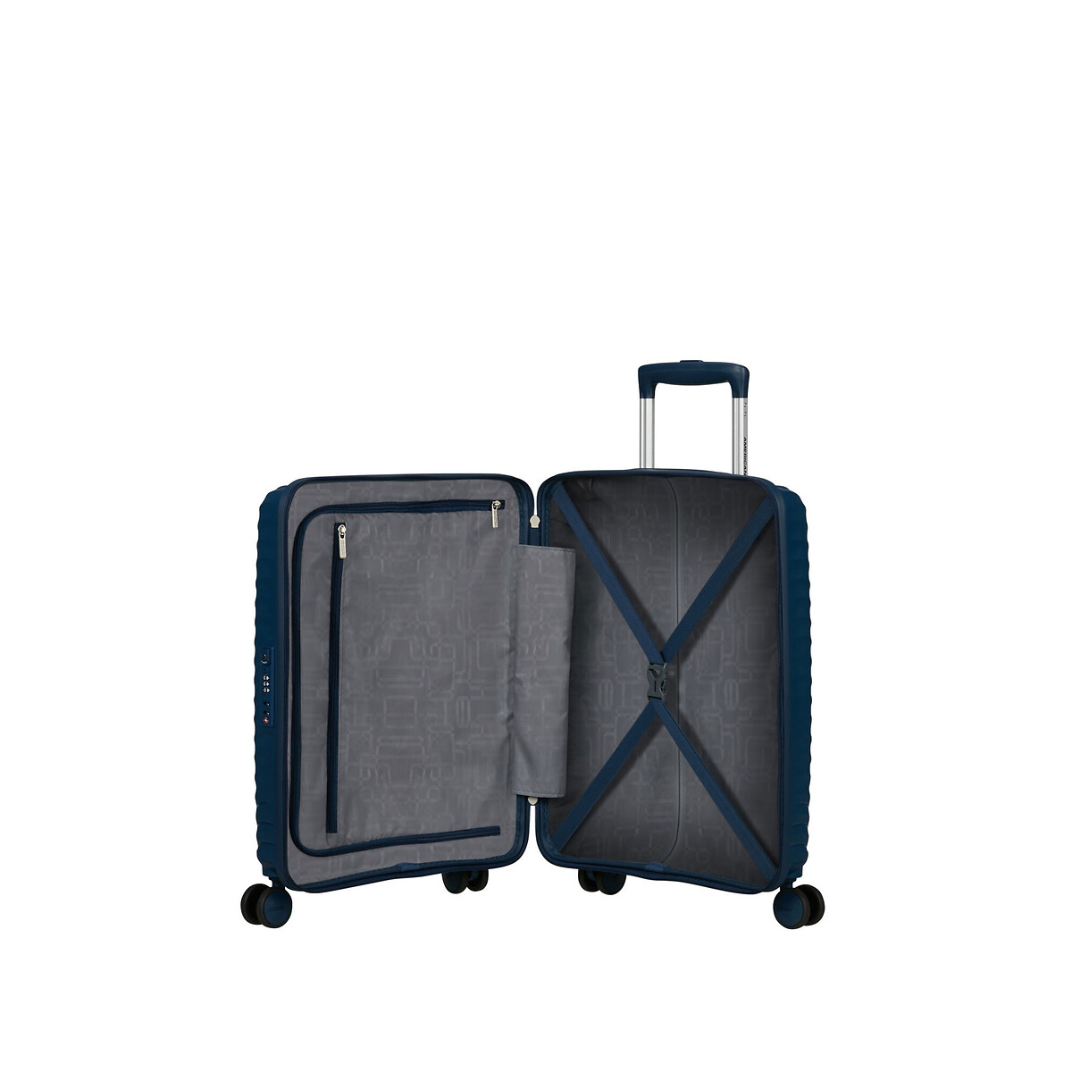 Mala de Cabine Diablast 55cm 4 Rodas, 35L, American Tourister azul, AMERICAN TOURISTER