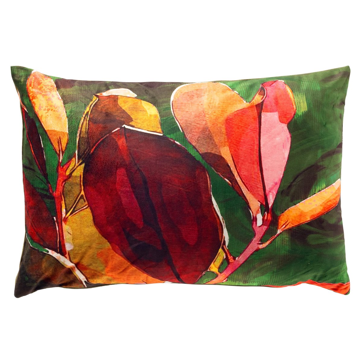 Housse de coussin Akima vert, DUTCH DECOR