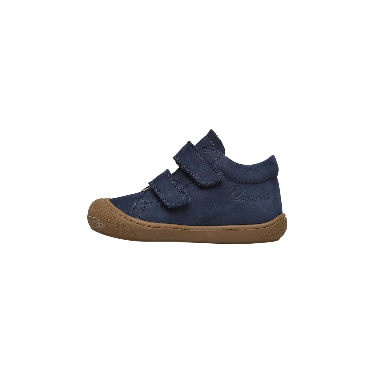 Chaussures premiers pas en suède COCOON VL marine, NATURINO
