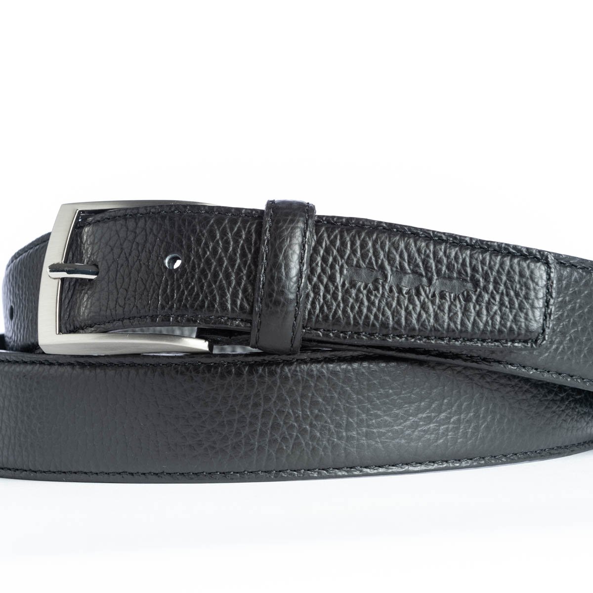 Ceinture unie à boucle noir, MISE AU GREEN
